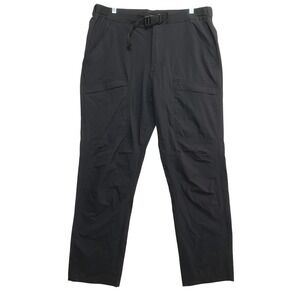 Free Soldier Tactical Hiking Pants Mens 34 Black Cargo Lightweight Nylon Spandex